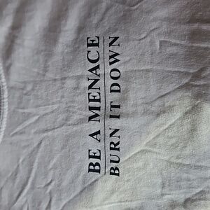 Be a Menace graphic tee mens